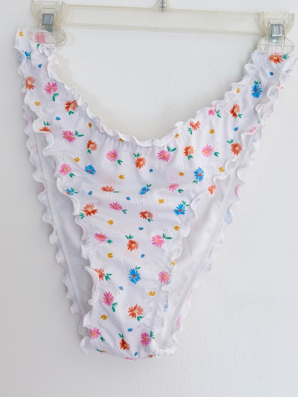 Wild Fable Floral Ruffle Bikini Bottoms Size Large (12-14) NWT